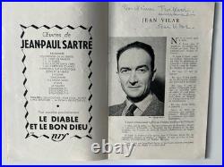 SARTRE, programme signé par VILAR & BRASSEUR
