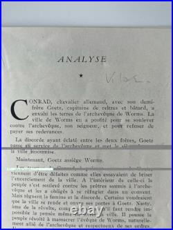 SARTRE, programme signé par VILAR & BRASSEUR SARTRE, programme signé par VILAR & BRASSEUR