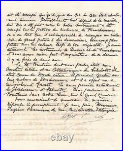 STRADIVARIUS Alfred HILL lettre signée 1893 Servais Franchomme Habeneck