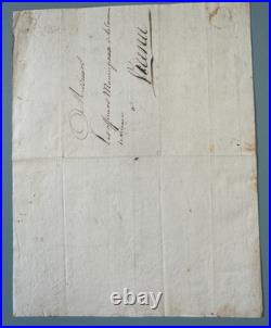 SUP ARMEE D'ITALIE / 1797 / Lettre de CANONNE Garde Magasin des Vivres VICENCE