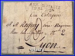 SUP ARMEE D'ITALIE 1798 / Lettre 19eme Division Fils- Pere / Texte Captivant