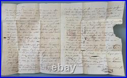 SUP ARMEE D'ITALIE 1798 / Lettre 19eme Division Fils- Pere / Texte Captivant