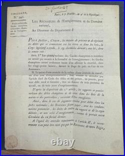 SUP / RR / Déboursé manuscrit de MONTARGIS s/ Lettre de 1796 (An IV)/ Receveur D