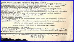 Saint-Germain en Laye(Yvelines) Rare Affiche de vente de biens Patrimoniaux 1817