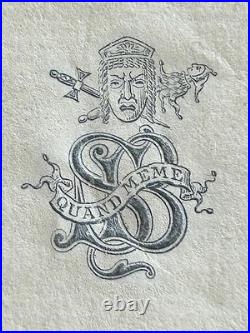 Sarah BERNHARDT Lettre autographe signée en guerre contre la Présidente