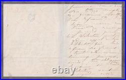 Sarah BERNHARDT Lettre autographe signée en guerre contre la Présidente