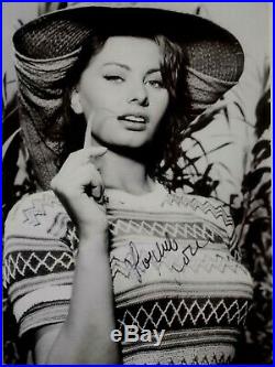 Sophia Loren. Autographe