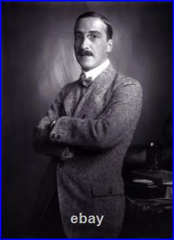 Stefan ZWEIG Lettre autographe signée Carte Exil à Londres 1934
