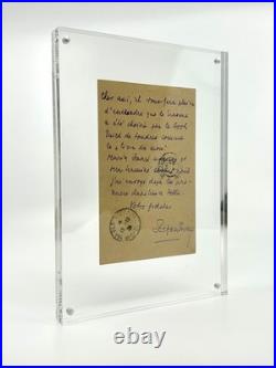 Stefan ZWEIG Lettre autographe signée Carte Exil à Londres 1934