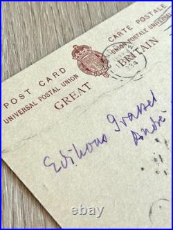 Stefan ZWEIG Lettre autographe signée Carte Exil à Londres 1934