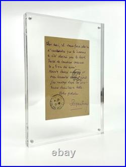Stefan ZWEIG, rare carte-lettre depuis son exil à Londres Grasset 1934