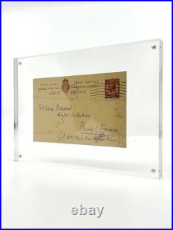 Stefan ZWEIG, rare carte-lettre depuis son exil à Londres Grasset 1934
