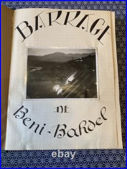 Temoignage manuscrit sur la technique de construction du barrage de Beni Bahdel