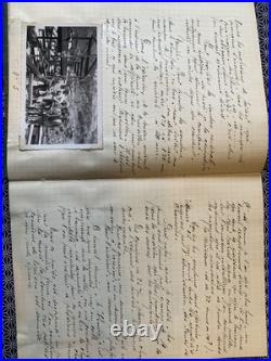 Temoignage manuscrit sur la technique de construction du barrage de Beni Bahdel