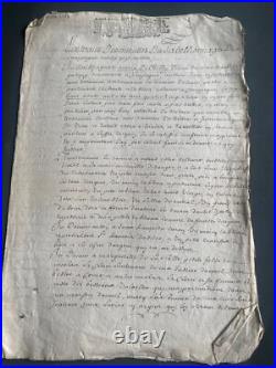 Testament manuscrit de Marie de Billy, veuve, daté de 1701 Compiegne
