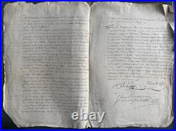 Testament manuscrit de Marie de Billy, veuve, daté de 1701 Compiegne