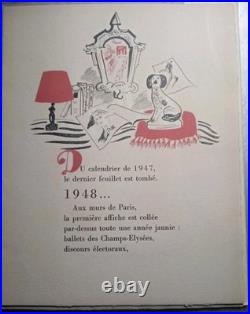 Tolmer un seul Paris sur terre Voeux 1948 Fascicule avec texte et illustrations