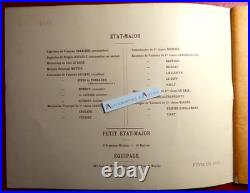 Toulon 1912 Croiseur cuirassé Edgar QUINET armée navale 36p / photos / rare