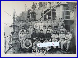 Toulon 1912 Croiseur cuirassé Edgar QUINET armée navale 36p / photos / rare