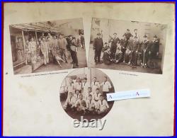 Toulon 1912 Croiseur cuirassé Edgar QUINET armée navale 36p / photos / rare