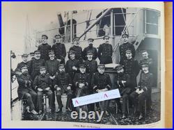 Toulon 1912 Croiseur cuirassé Edgar QUINET armée navale 36p / photos / rare