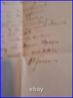 Tres Rare Lettre Manuscrite Et Signee Henry Ossawa TANNER 1923 Autographe