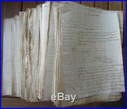 Très important lot de lettres, courriers et document sur la Bretagne, très beau