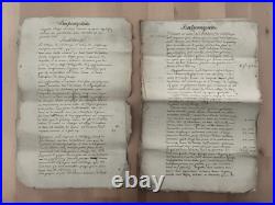 V. 1699 MOSELLE Histoire baronnie de Bassompierre, Boulange, Aumetz, Tressange