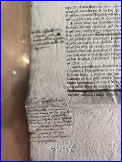 V. 1728 intéressant mémoire sur la charge d'imprimeur à Bordeaux (Gironde)