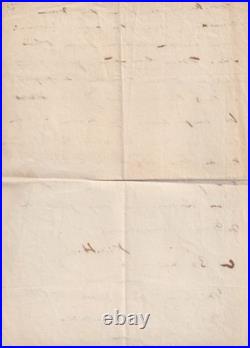 Victor HUGO Lettre du jeune Hugo à propos de son beau-père, époque Notre-Dame