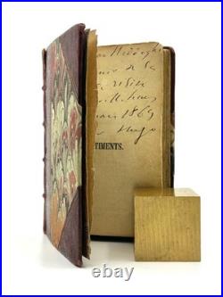 Victor HUGO dédicace ses Chatiments à un jeune visiteur 1869 Autographe