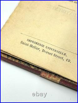 Victor HUGO dédicace ses Chatiments à un jeune visiteur 1869 Autographe