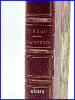 Victor HUGO dédicace ses Chatiments à un jeune visiteur 1869 Autographe