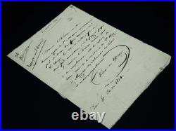 Victor HUGO lettre autographe signée Eugène frère 1824