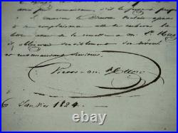 Victor HUGO lettre autographe signée Eugène frère 1824