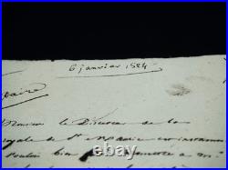 Victor HUGO lettre autographe signée Eugène frère 1824