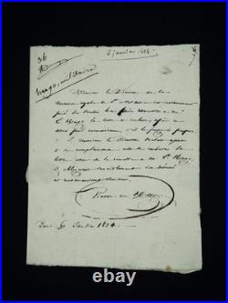 Victor HUGO lettre autographe signée Eugène frère 1824