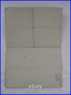 Vieux Papier 1801 Passeport Laissez Passer N°444 Departement De L'ariege 09