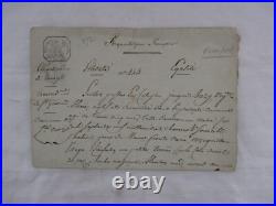 Vieux Papier 1801 Passeport Laissez Passer N°444 Departement De L'ariege 09