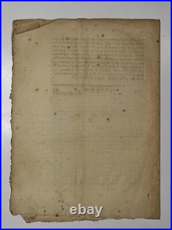 Vieux Papiers-Extrait des Registres du Conseil d'État 1646 signé Jacques Bordier
