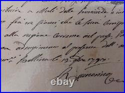 Vieux papiersPublication CARLO EMANUELE/Italie/1790/d'Ordine Di Sua Majesta