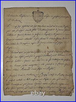 Vieux papiers Document 21 mai 1774 Gabriel Courtois de Quincey