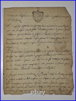 Vieux papiers Document 21 mai 1774 Gabriel Courtois de Quincey