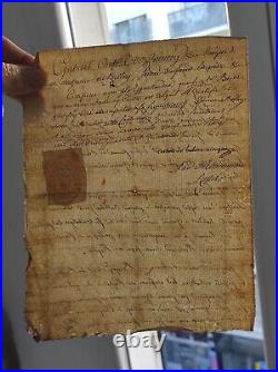 Vieux papiers Document 21 mai 1774 Gabriel Courtois de Quincey