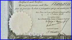 Warrain Francis(1867-1940)-philo-math-artiste-diplome Original Bac Lettres-1884