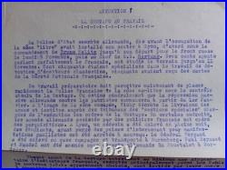 Ww2 Archive Ffi Abbé Blanc Tract Attention La Gestapo Au Travail Vichy A Lire