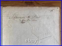 XVIIème LA LORRAINE dressée par le Sr SANSON géographe ordinaire du Roy en 1696