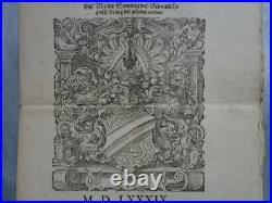 XVIème ordonnance en 1ère page armoirie de la ville de Strasbourg imprimée