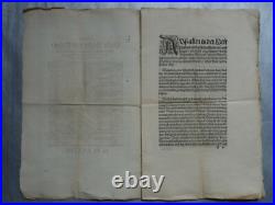 XVIème ordonnance en 1ère page armoirie de la ville de Strasbourg imprimée
