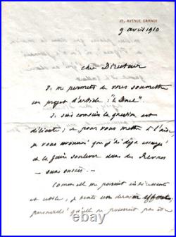ZURLINDEN Emile (Colmar, 1837-1929) général, lettre autographe signée + 1 carte
